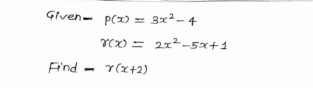 Algebra homework question answer, step 1, image 1